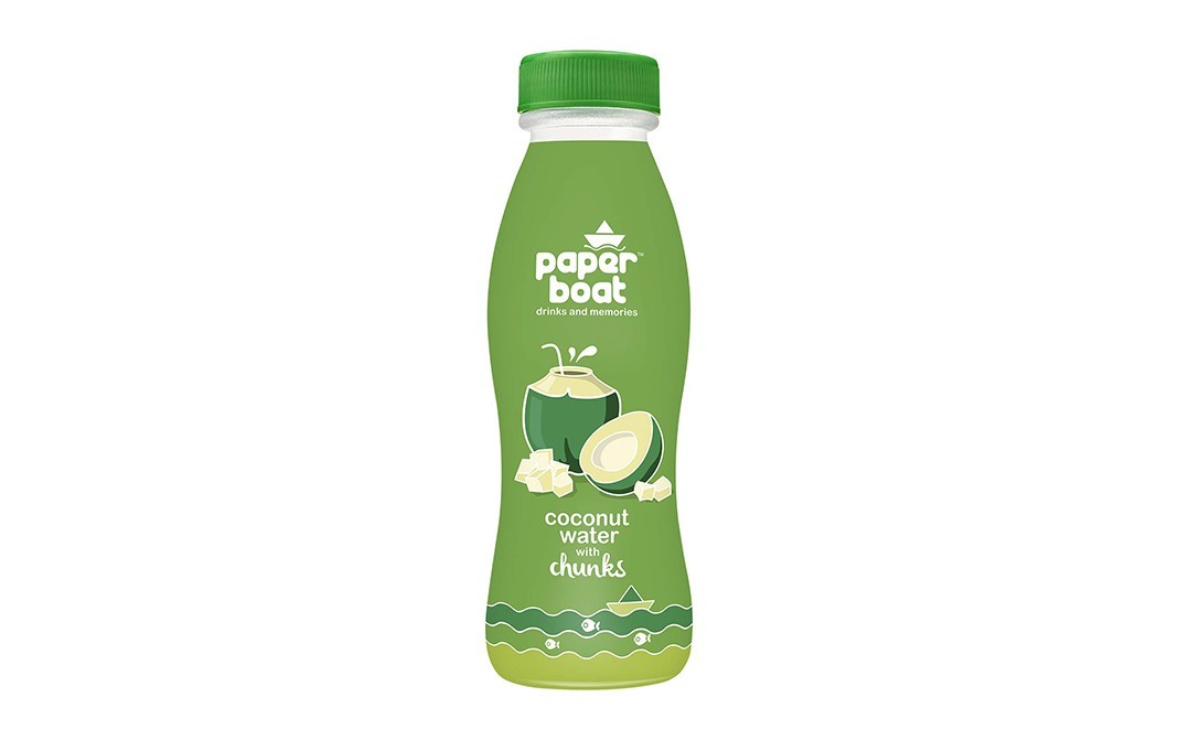Paper Boat Coconut Water with Chunks    Plastic Bottle  200 millilitre